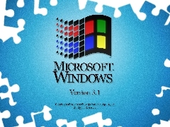 microsoft, 3.1, logo, windows