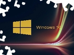 system, Windows 10, logo, operating