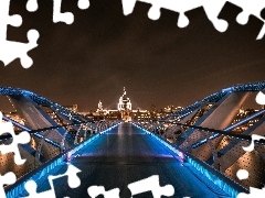 London, Floodlit, bridge