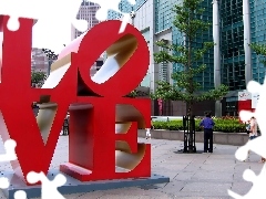 LOVE, Taipei, Monument