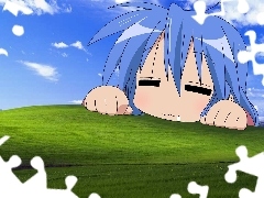 windows, Konata, Lucky Star