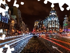 Madrid, Spain, Street, Town, buildings