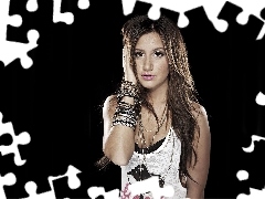 jewellery, Ashley Tisdale, make-up