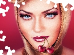 cherries, Women, make-up