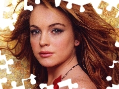 Lindsay Lohan, make-up