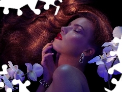 orchids, Women, make-up