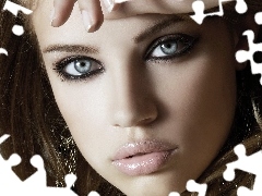 Xenia Tchoumitcheva, girl, make-up, Beauty