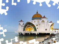 Malaysia, mosque, Island