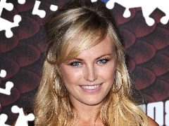 make-up, smiling, Malin Akerman