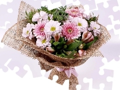 marguerites, bouquet, Astr?w