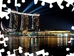 headlights, Singapur, Marina Bay Sands