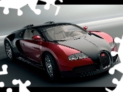 Bugatti Veyron, Red, Metalic