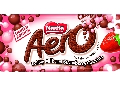 milk, strawberry, Aero, chocolate, Nestle