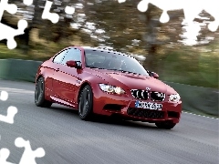 model, E90, BMW, M3, Red