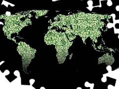 money, Map, world