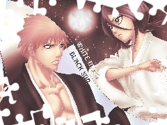 Kurosaki, sun, moon, Kuchiki