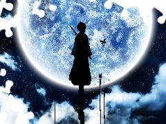 moon, bleach, Rukia