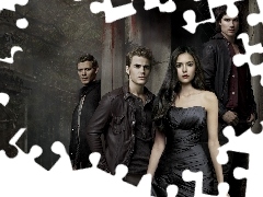 Joseph Morgan, The Vampire Diaries, Paul Wesley, ian somerhalder, Nina Dobrev, The Vampire Diaries