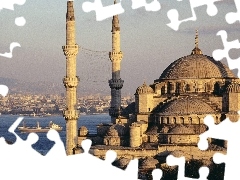Turkey, blue, mosque, Istanbul