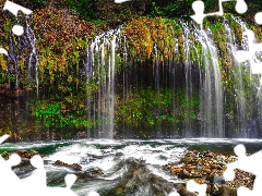 Mossbrae Falls, State of California, The United States, Stones