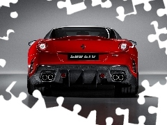 Ferrari 599 GTO, Red, motor car