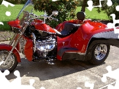 Red, Motorbike