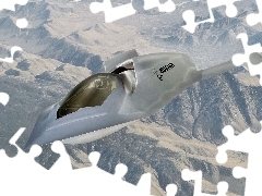 Mountains, plane, Boeing