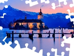 Austria, Ort Castle, Lake Traunsee, Gmunden