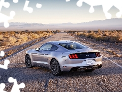 Ford, Way, Mountains, Mustang