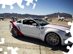 Mountains, Planes, Mustang, airport, Ford