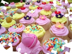 Muffins, color, sweet