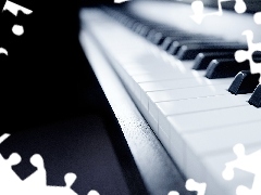 music, piano, keys