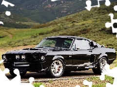 Black, Ford Mustang