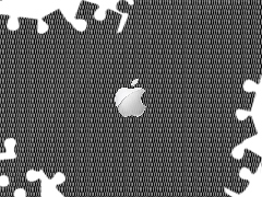 Apple, Gray, net, logo