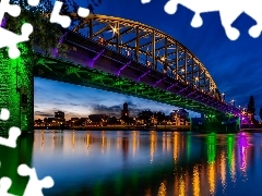 bridge, Arnheim, Netherlands, River