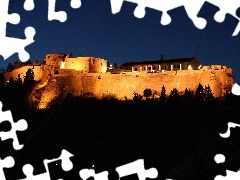 fortress, Coartia, Night, Spanjola