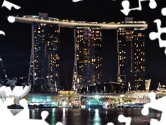 Night, Singapur, Town