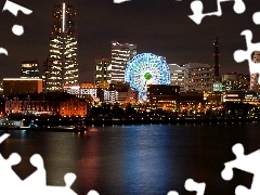 Night, Japan, Yokohama