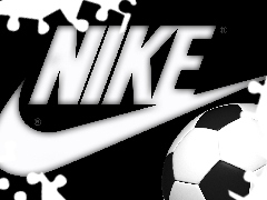 Nike, Ball, background, logo, Black