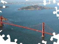 Islands, The Golden Gate Bridge, Ocean