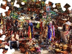 Stalls, color, oddments, Retailers