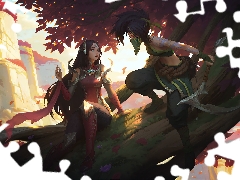 Irelia, Akali, League Of Legends, Characters, game