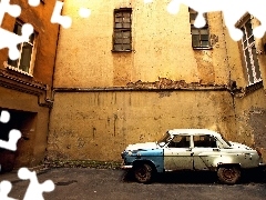 Automobile, Wolga, tenement-house, Old car, Old