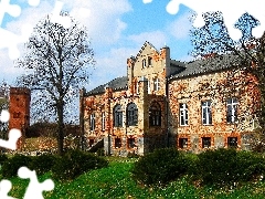 Spring, Castle, Old Kiszewa