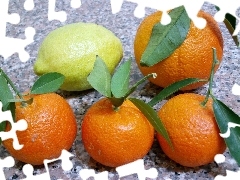 Fruits, Lemon, orange, citrus