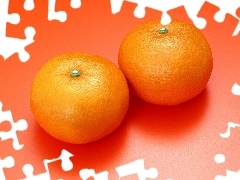 Two, orange