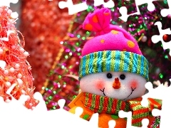 ornamentation, Christmas, shawl, Hat, Snowman