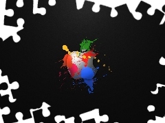 Apple, paint