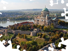 panorama, Esztergom, Hungary