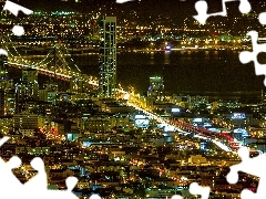 night, San Francisco, panorama